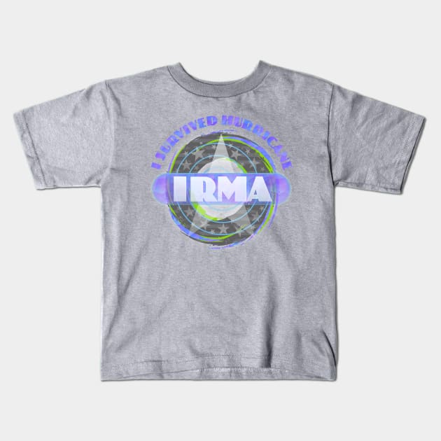 Hurricane Irma Kids T-Shirt by Dale Preston Design